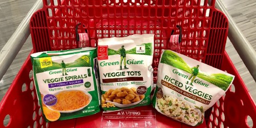 Up to 50% Off Green Giant Veggie Tots, Spirals, & More at Target