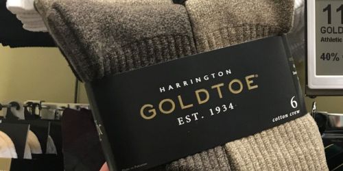 GOLDTOE Socks Multipacks from $9.99 on Macys.online (Regularly $17+)