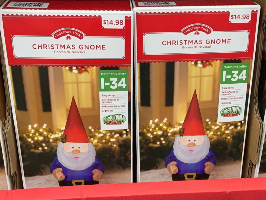 Holiday Time Christmas Gnome Inflatable