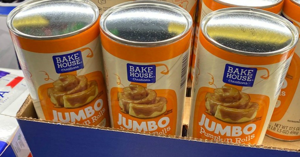 jumbo Pumpkin Cinnamon rolls at ALDI