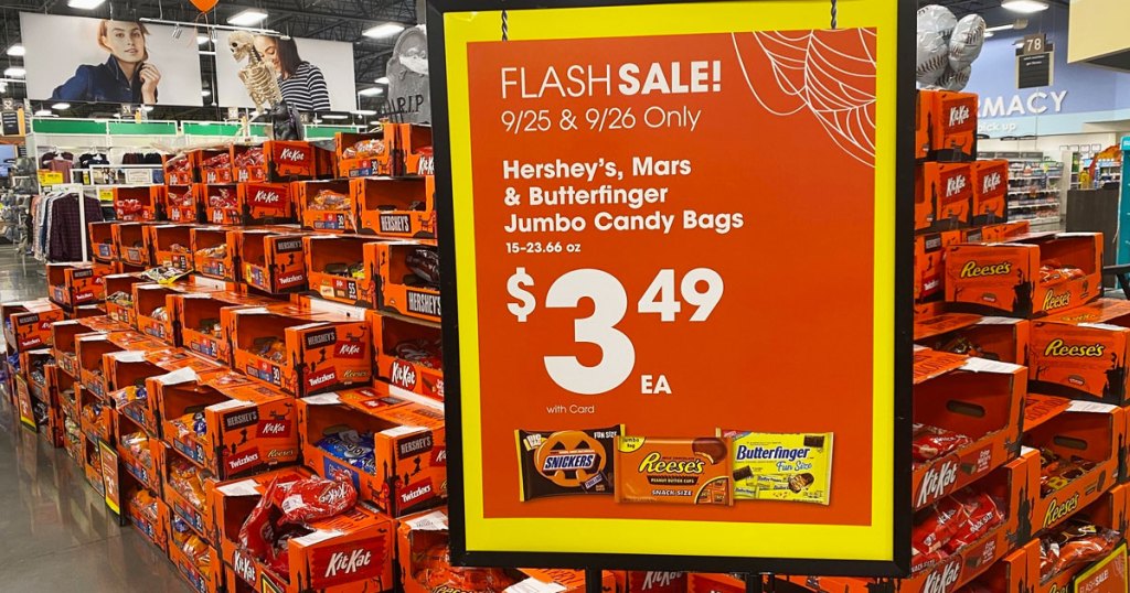 Kroger Flash sale candy display