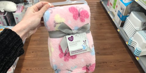 Plush Baby Blankets Only $4.86 on Walmart.online | Butterfly, Fox, & More