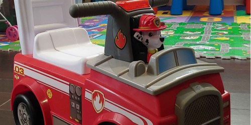 Paw Patrol Fire Truck Ride-On Toy Only $19.97 on Walmart.online (Regularly $35)