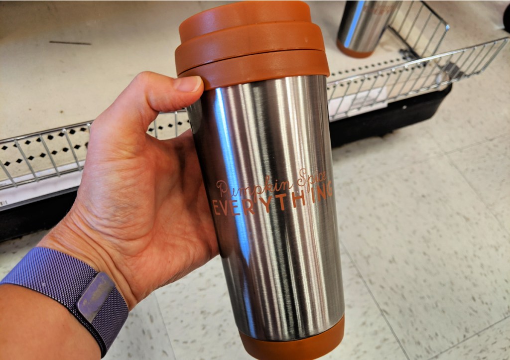 Pumpkin Spice and Everything Nice Tumbler in dollar spot at Target