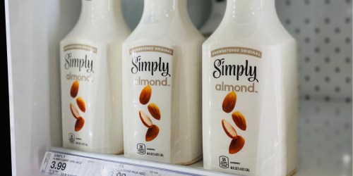 $0.75/1 Simply Almond Milk Coupon =  46oz Bottle Only $1.44 After Cash Back at Target