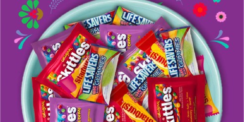 Halloween Candy 170-Piece Bag Only $11 on Amazon | Includes Skittles, Starburst & Life Savers