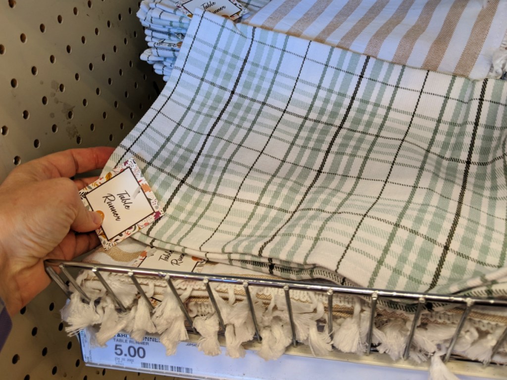 Table Runner in dollar spot at Target