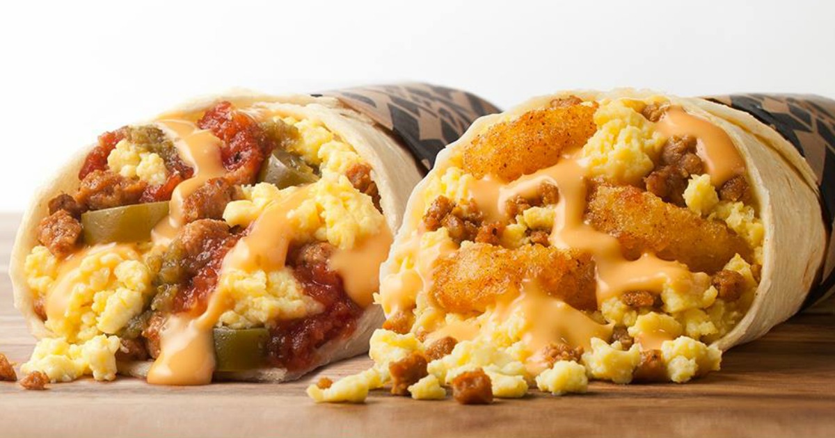 Taco John's Meat and Potato Burritos in two different flavors - chicken & Beef