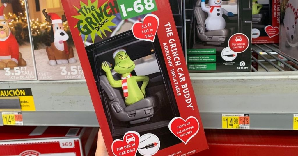 The Grinch Inflatable Decoration For Your Car