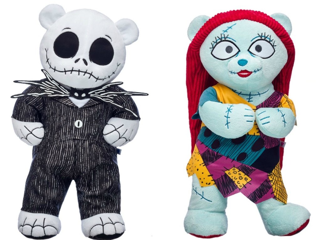 Jack and Sally Build-A-Bear characters