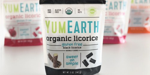 YumEarth Organic Black Licorice 5oz 6-Pack Just $11.94 on Amazon