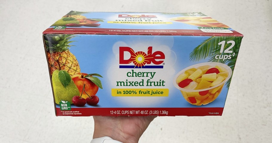 Dole Fruit Cups 12-Pack from $5.09 Shipped on Amazon (Just 42¢ Each!)