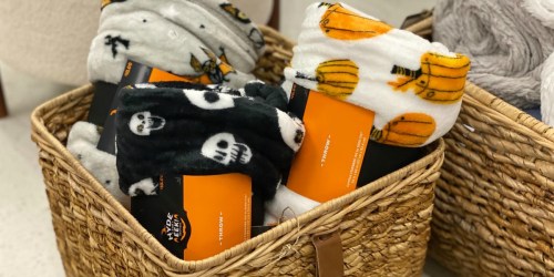 Hyde and Eek! Halloween Throw Blankets Only $10 at Target