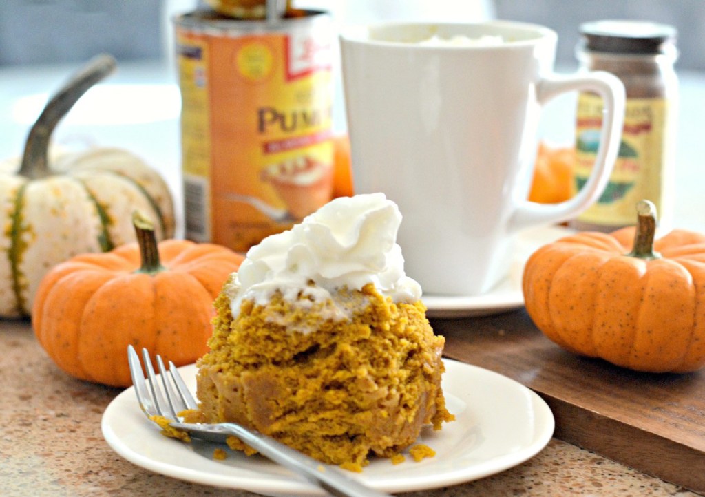 pumpkin cake on a plate