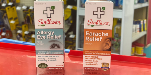 Over 60% Off Similasan Ear or Eye Drops After Cash Back & CVS Rewards