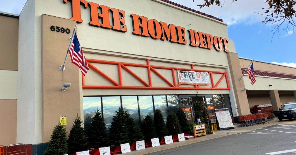 the home depot store front