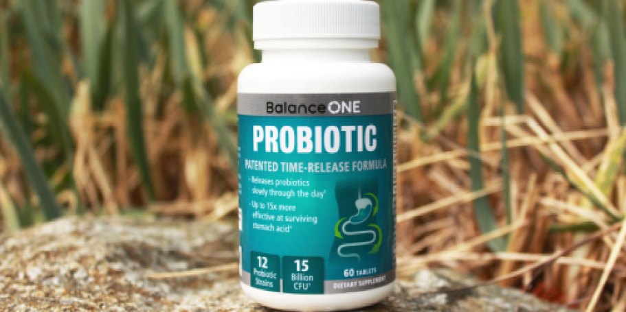 Balance ONE Probiotics 60-Day Supply Just $12 Shipped on Amazon | Improves Digestion & Immunity