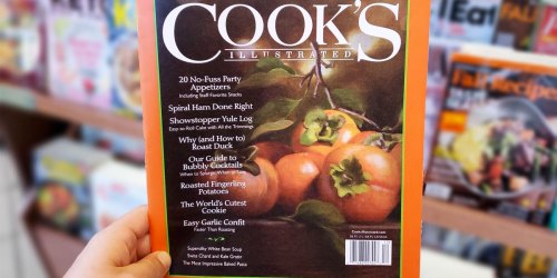 Cook’s Illustrated Magazine One-Year Subscription Only $8 Shipped (Regularly $36)