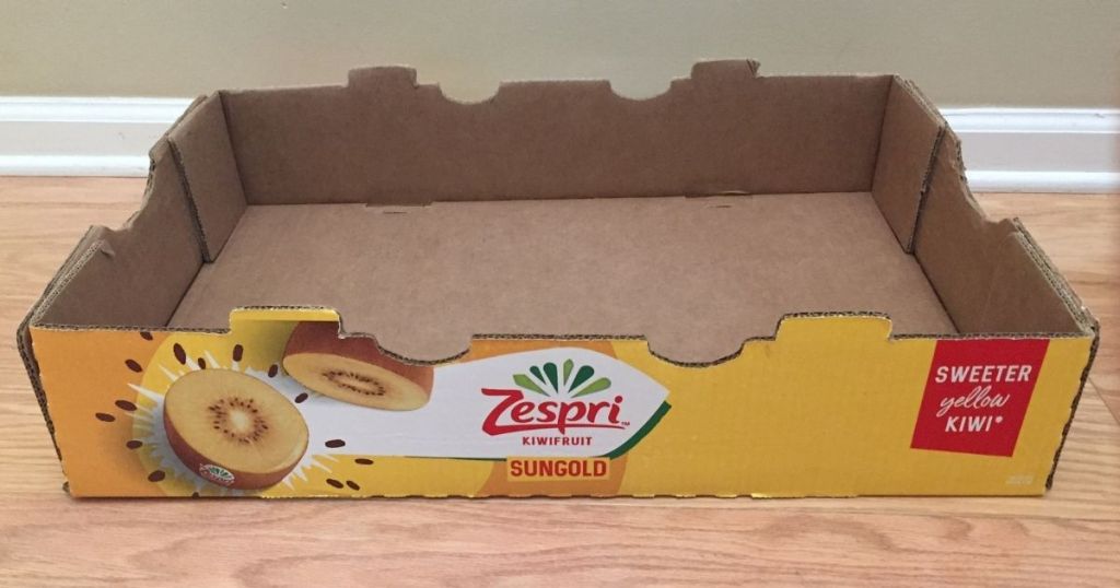 empty Zespri box