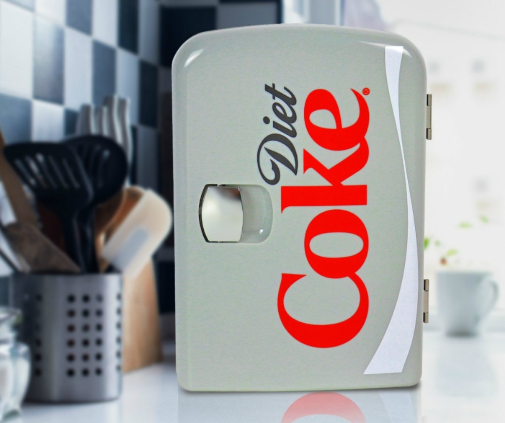 Diet Coke mini fridge