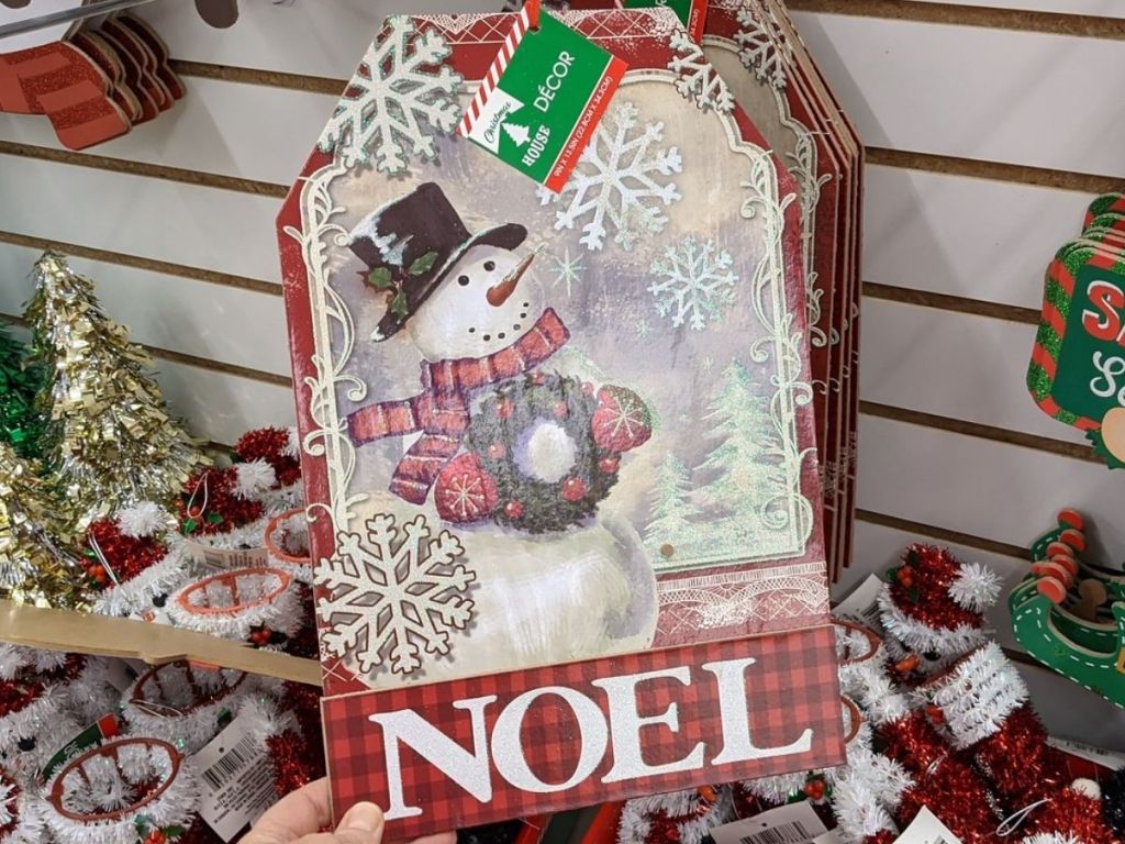 Dollar Tree Holiday Signs