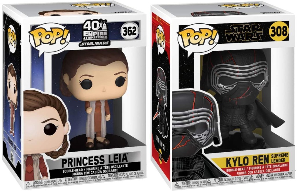 Funko Pop! Star Wars: ESB- Leia (Bespin) and Kylo Ren