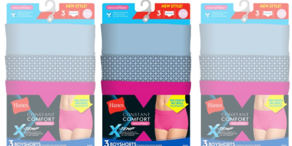 Extra 50% Off Clearance + Free Shipping on Hanes.online | Panty Multipacks from $3.49 Shipped