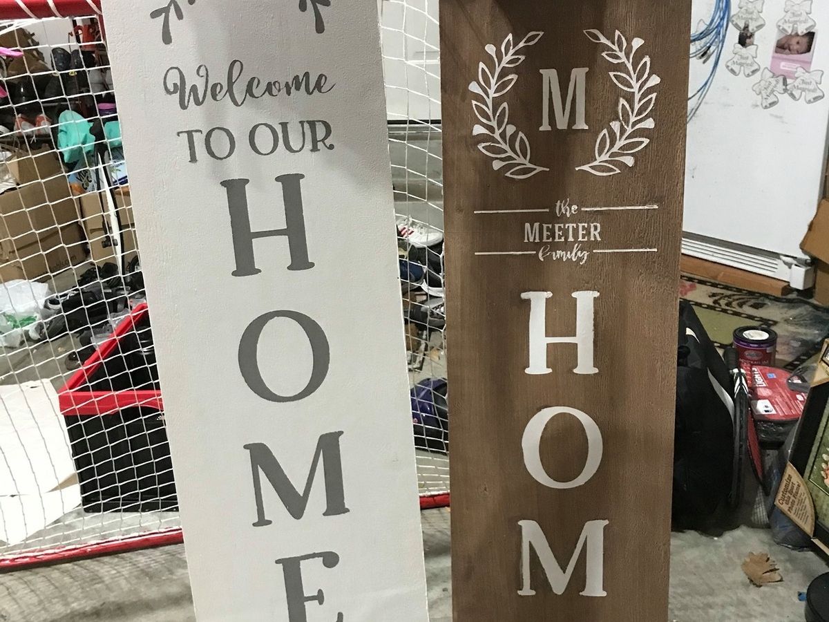 personalized wood welonlinee porch signs 