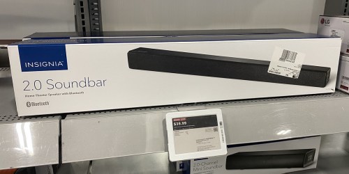 Insignia Soundbar w/ Digital Amplifier Only $39.99 Shipped on BestBuy.online (Regularly $100)