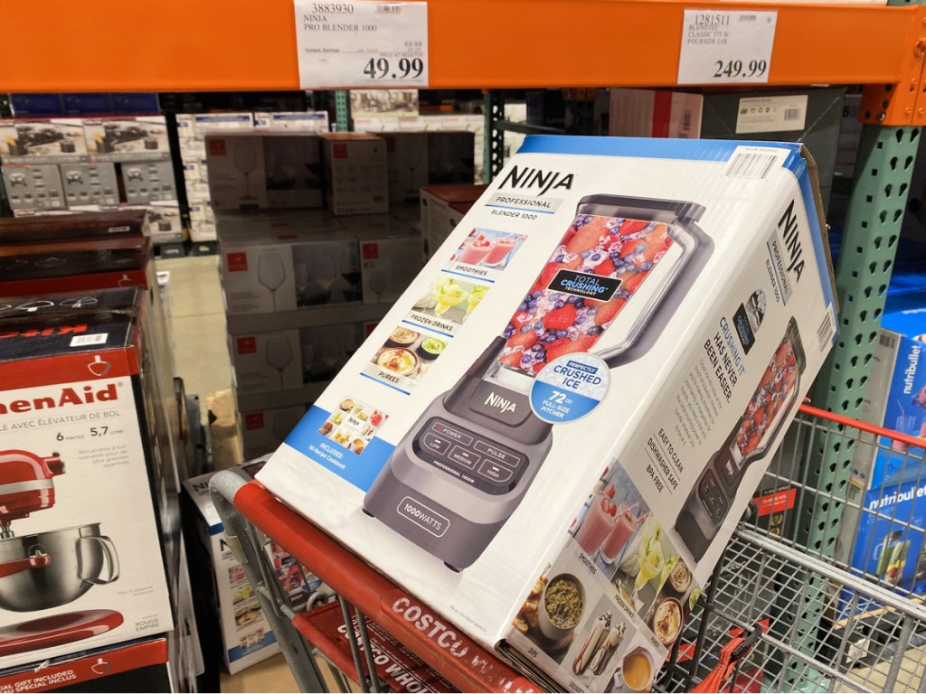 Ninja Professional Blender in cart at costco