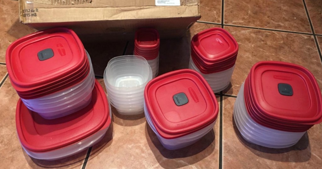 Rubbermaid Easy Find Vented Lids 42-Piece Food Container Set