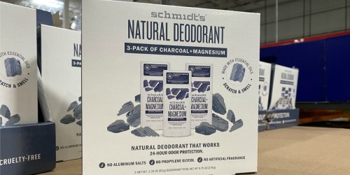 Schmidt’s Natural Deodorants 3-Pack Only $11.49 at Costco (Just $3.83 Each)