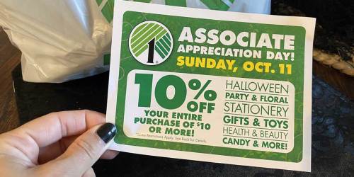 Dollar Tree 10% Off Storewide Coupon (October 11th Only) = 90¢ Fall & Halloween Finds