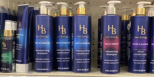 40% Off Hair Biology Hair Care + Buy 3 Products, Get a FREE $5 Target Gift Card!