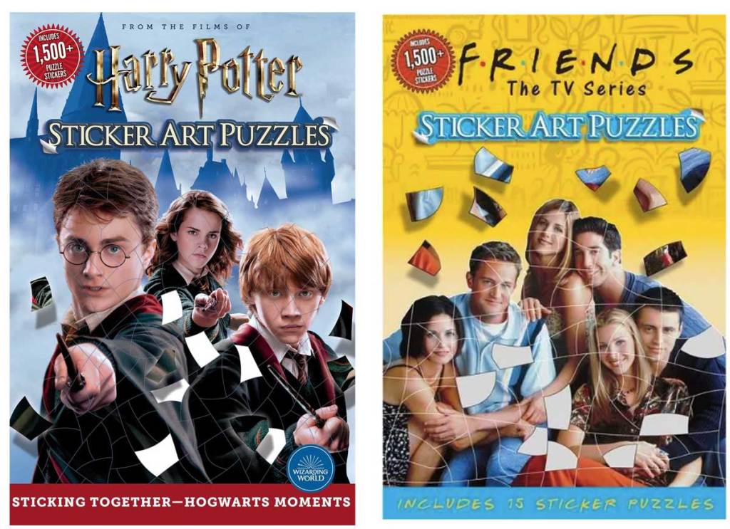 harry potter and friends sticker art puzzles