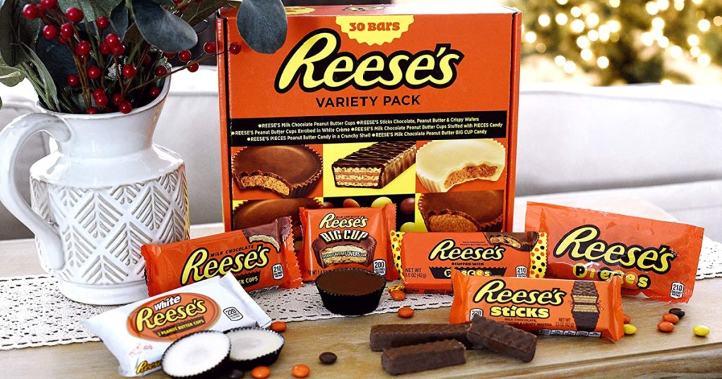 reeses box with candy bars 