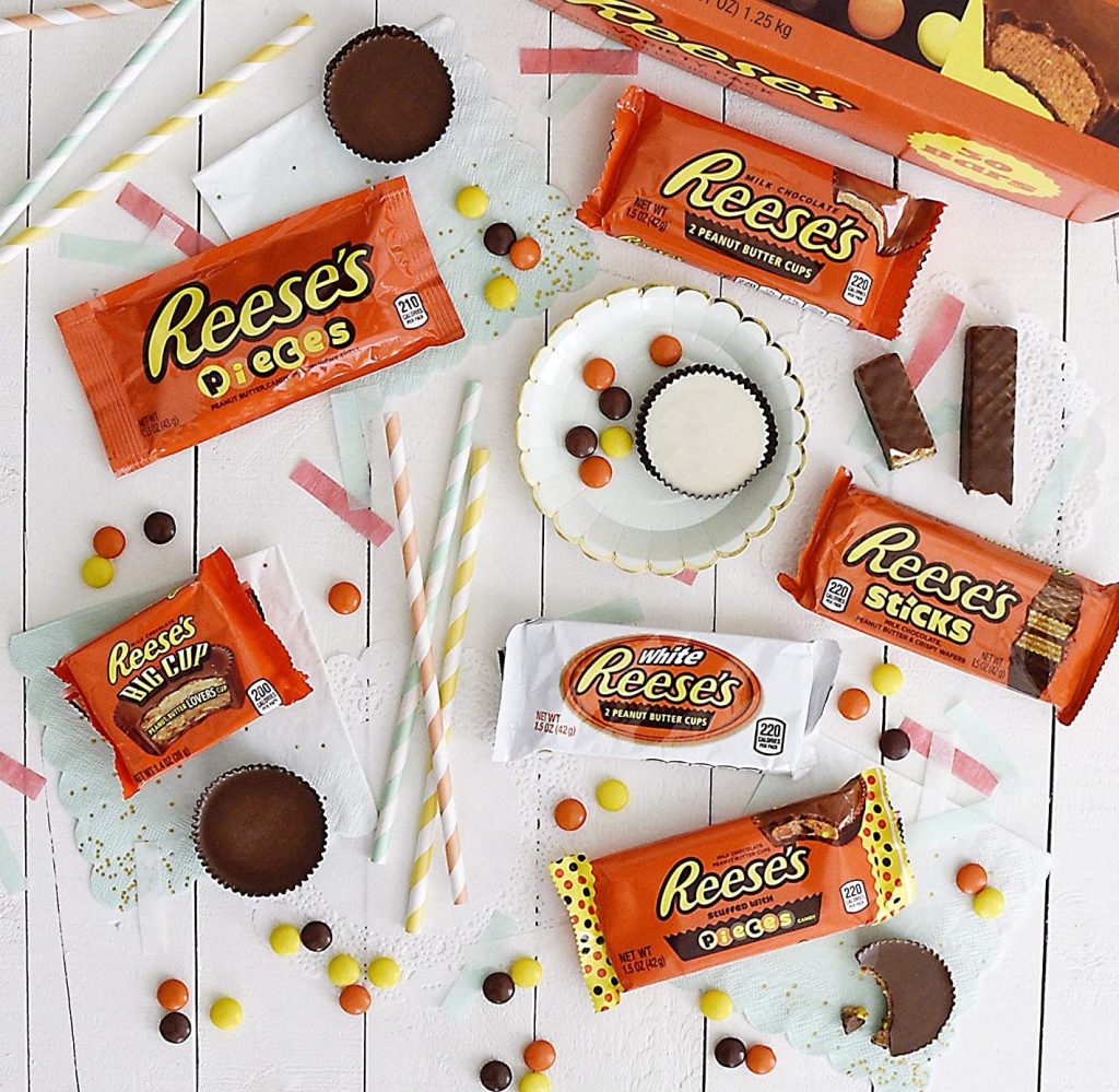 reeses candy bars variety