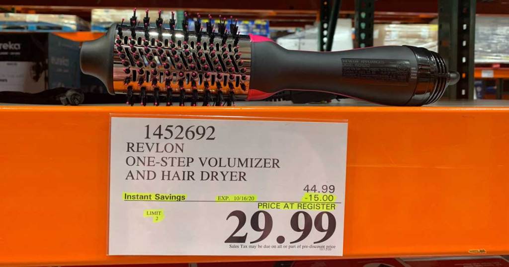 revlon new volumizer and hair dryer costco