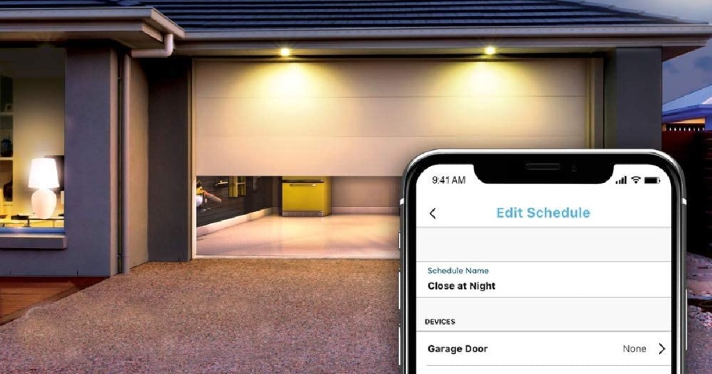 smart garage opener with phone