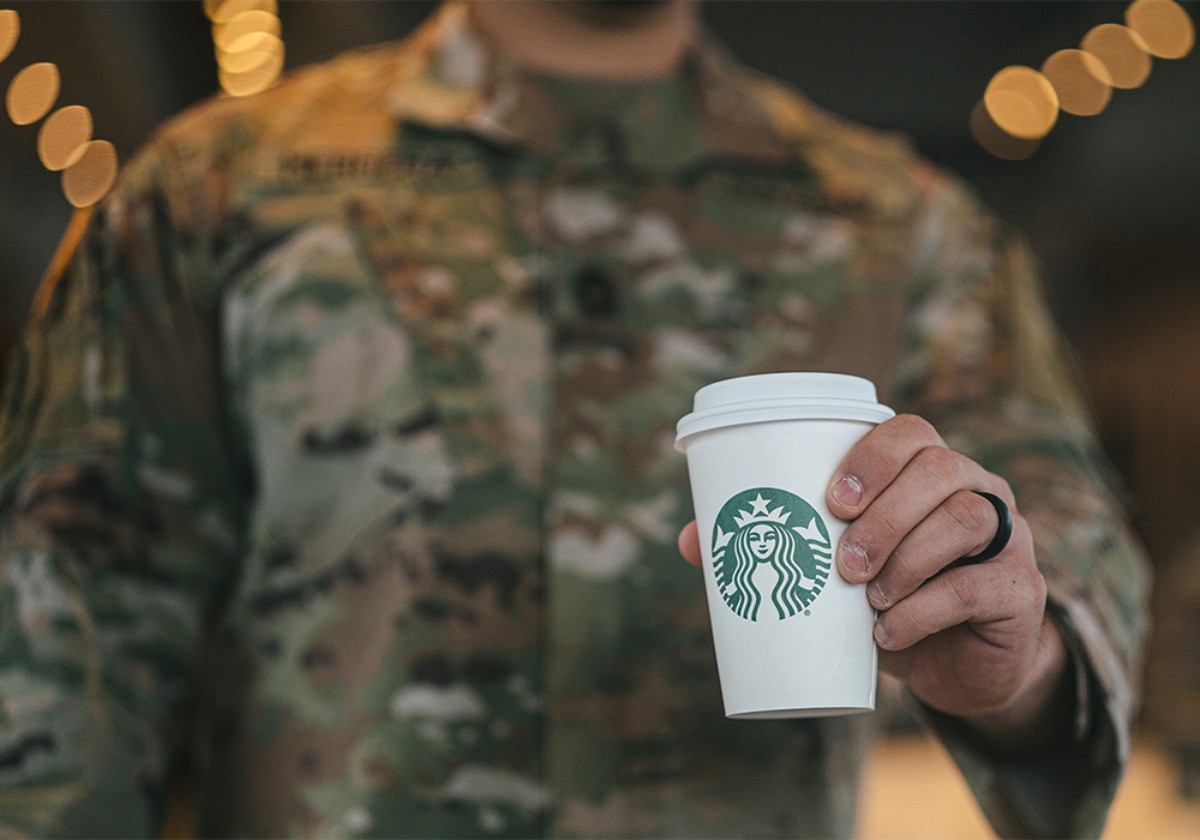 FREE Starbucks Coffee for Veterans, Active Military, & Spouses Today ONLY