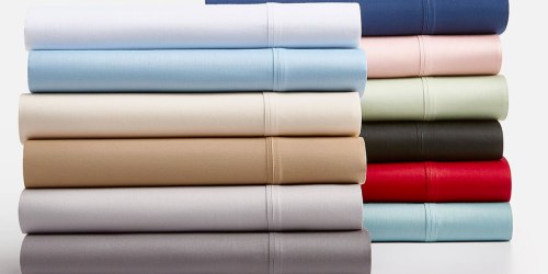 1,250-Thread Count 4-Piece Sheet Sets in ANY Size Only $29.99 Shipped on Macys.online (Regularly up to $210)