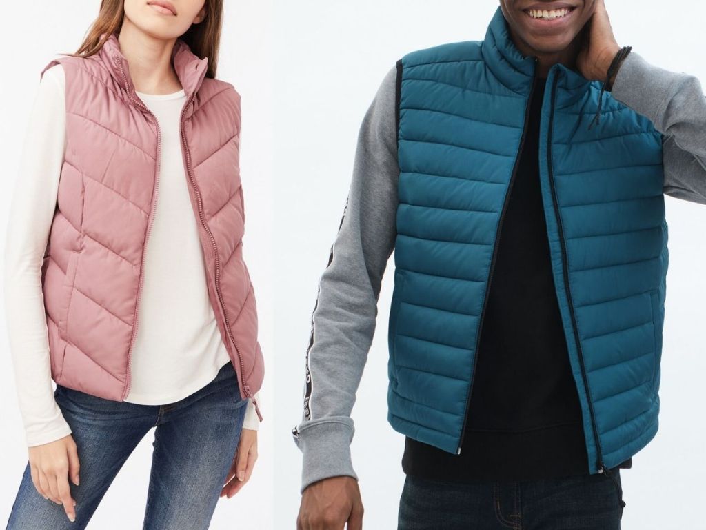 Aeropostale girls and Boys puffer vests