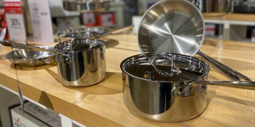 All-Clad Stainless Steel 7-Piece Cookware Set Only $217 Shipped on Macys.online (Regularly $840)