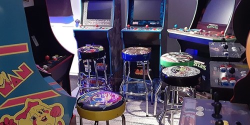 Arcade1Up Adjustable Arcade Stools Just $69 Shipped on Walmart.online | Pac-Man, Ninja Turtles & More!