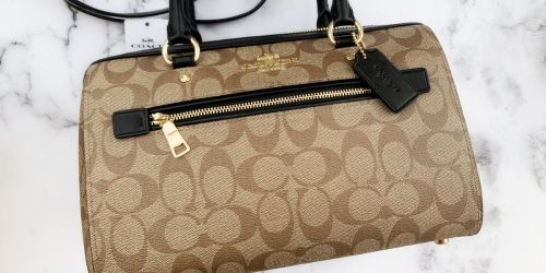 Coach Rowan Signature Satchel Only $98 Shipped (Regularly $328)