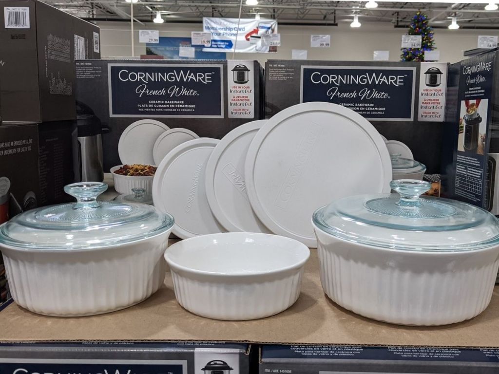 Corningware French White Ceramic Bakeware Set