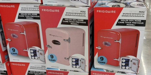 Frigidaire Portable Retro 9-Can Mini Fridge Only $24 on Walmart.online – Black Friday Price!