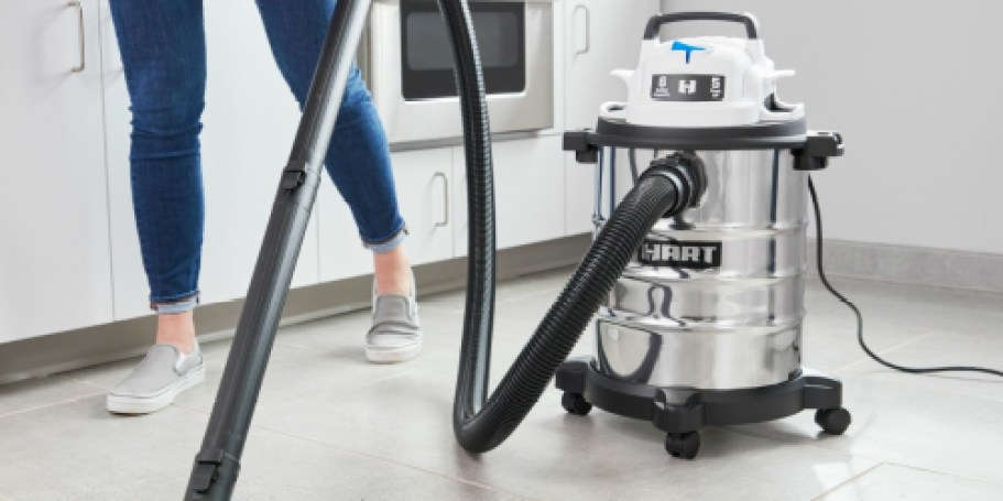 Hart Wet/Dry Vacuum w/ Car Cleaning Kit Only $39 Shipped on Walmart.online (Reg. $89)