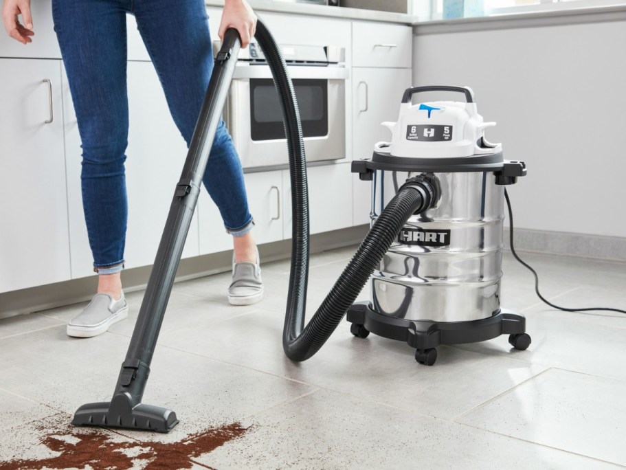 Hart Wet/Dry Vacuum w/ Car Cleaning Kit Only $39 Shipped on Walmart.online (Reg. $89)