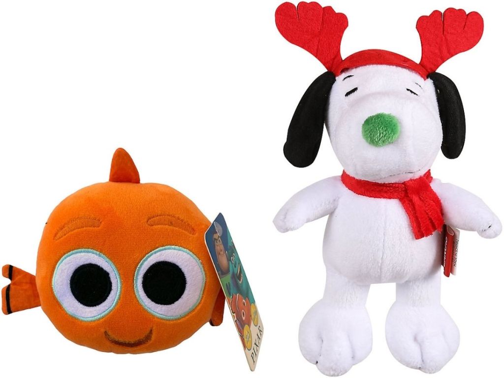 Finding Nemo and Snoopy Plush Dog Toys